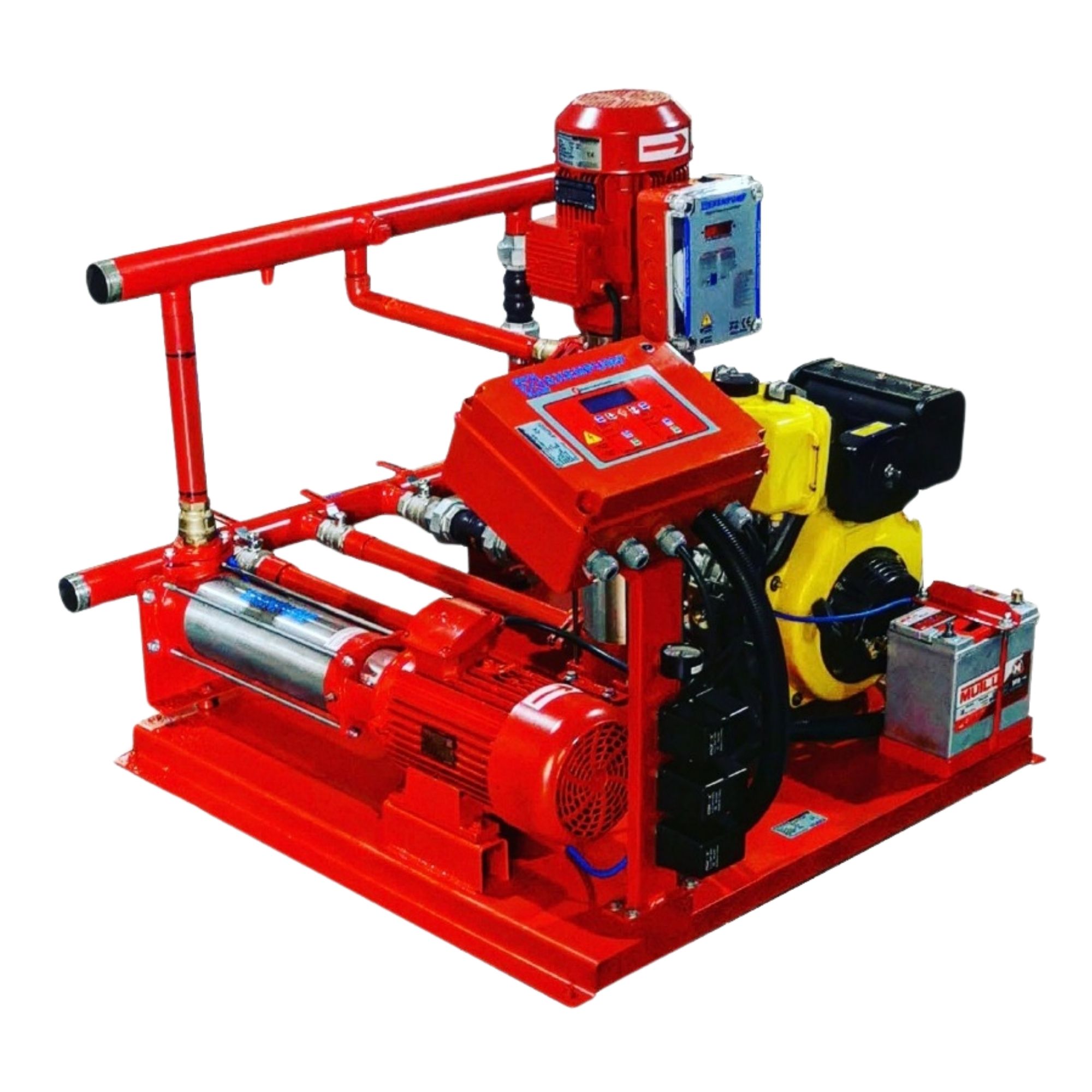 EYH YATAY DİZEL MOTORLU OTO. TESTLİ HİDROFORLAR